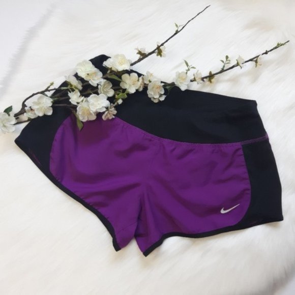 Nike Pants - Nike Purple Drawstring Jogger Athletic Shorts
